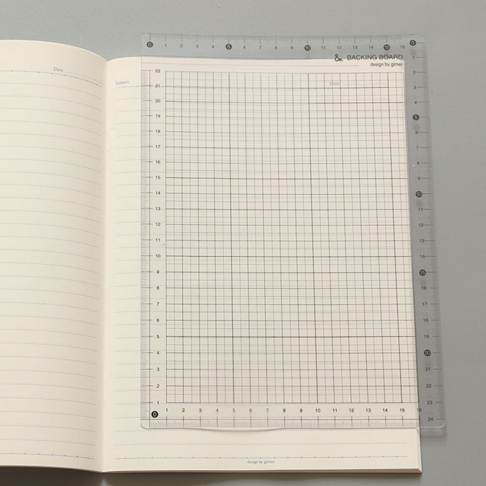 Plank Measuring Supplies Drafting Students Drawing Clipboard Cutting Mats Writing Pad Ruler Board