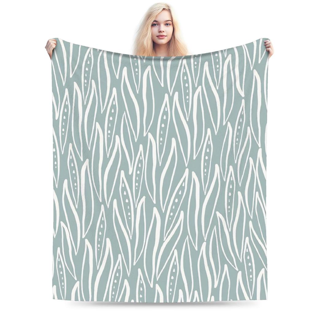 Bohemian pattern Flannel Blanket Winter Warm Soft Throw Blanket for Kids Living Room Funny Bedspread Sofa Bed Cover
