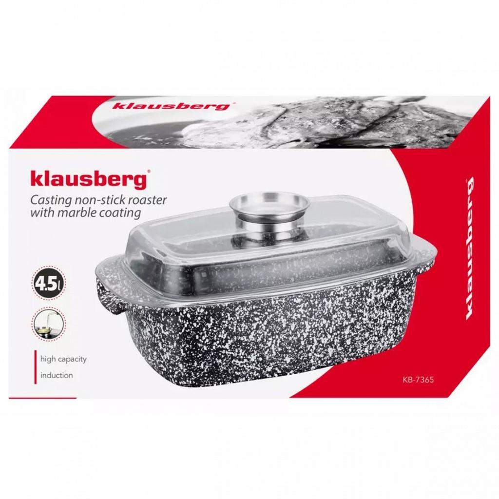 Brytfanna ceramiczna 32cm z pokrywą klausberg kb-7365 lumarko!