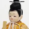 Hina Wooden Kotohoki and Doll with Round Doll, Doll, Kotone, Only, Tray, White, KTH-3202C1