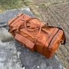Сумка выходного дня 'Vintage Gym' из натуральной кожи, дорожная сумка-даффл для ночевки, мужская'