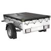 Black UV For Trailer Thick PVC Fabric Trailer Cover Utility Trailer Cover