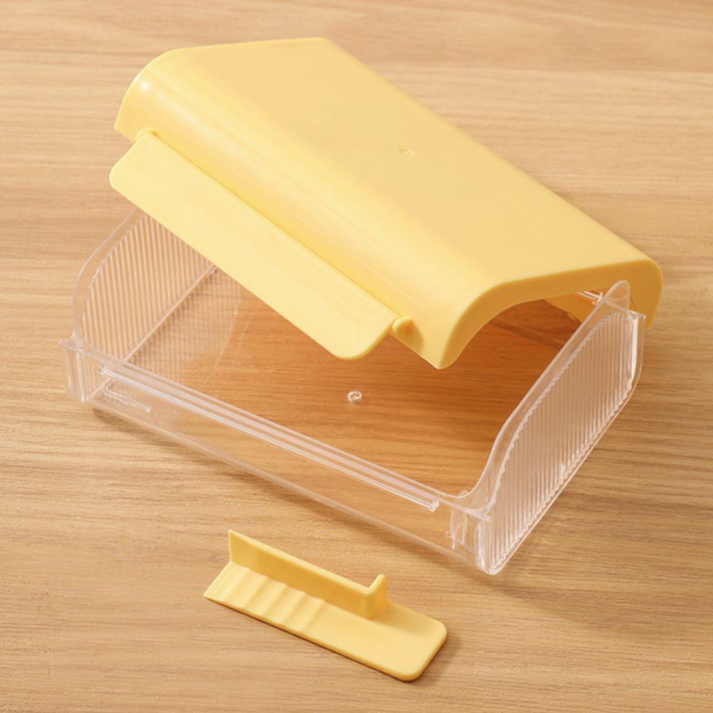 Plastic Butter Dish Sealed Butter Splitting Box Household Butter Tray Refrigerator