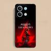 Чехол для телефона Assassin Shadow для Xiaomi Redmi Note 14 13 12 11 10 9 S A Pro Plus Lite 5G Черная крышка Мобильные телефоны Смартфон