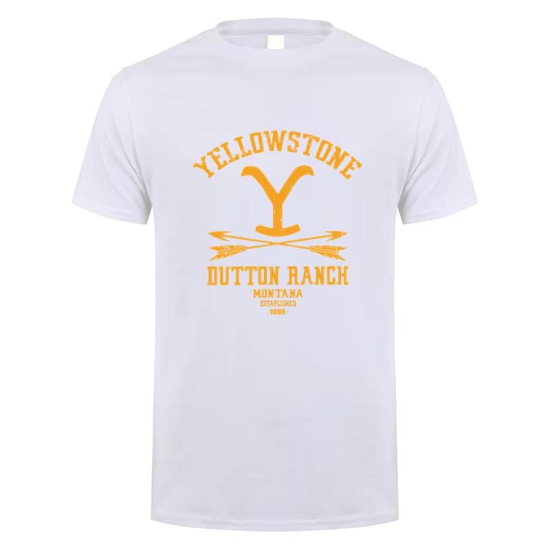 Yellowstone Dutton Ranch Tshirt Yellowstone Graphic Tshirt 2026 Summer Unisex Unisex Cotton Funny TShirts Street Wear Y2K Tshirt