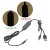 Кабель-переключатель управления USB C + USB на DC5.5mmx2.1mm Конвертер 12V12W Выход Для Цифровых Аксессуаров Портативное Использование