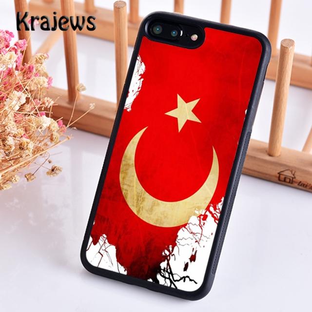 Чехол для телефона Krajews Republic, Турция, флаг Анкары, чехол для iPhone 14 5S 6S 7 8 plus X XR XS 11 12 13 pro max Samsung S21 S22 ultra