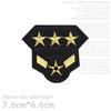 Yixiu Embroidered Black Small Badge: Trendy Clothing Decoration Patch