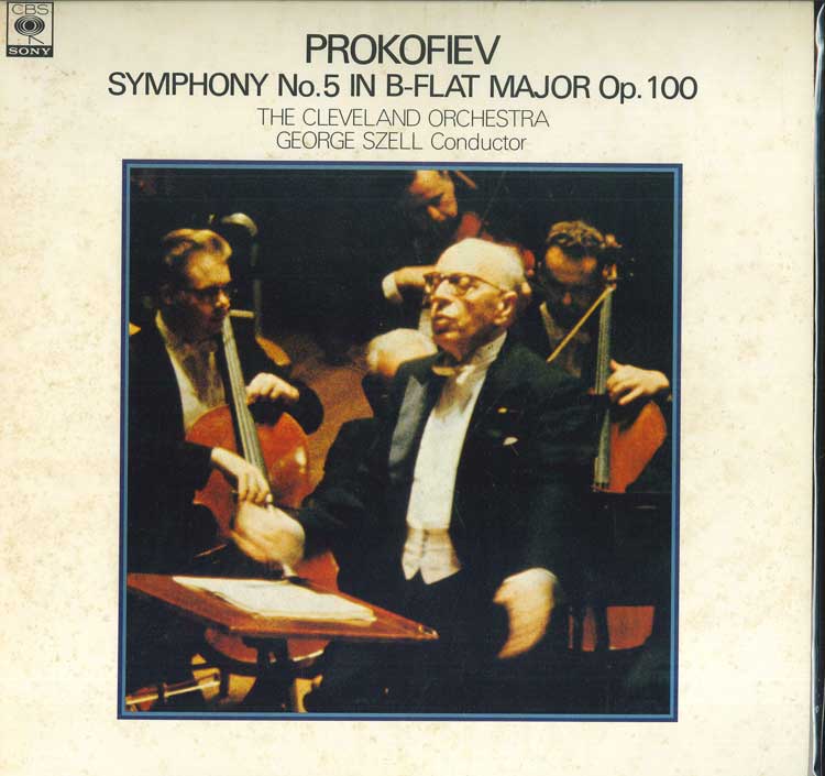 LP Record GEORGE SZELL, CLEVELAND ORCHESTRA - Prokofiev: Symphony No. 5 13AC797 CBS SONY Japan Classical Used