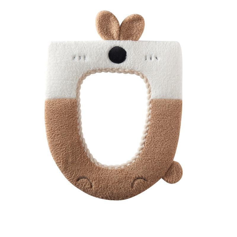 Чехол на сиденье унитаза, мягкий теплый моющийся коврик для подушки, многоразовые зимние подушечки для унитаза