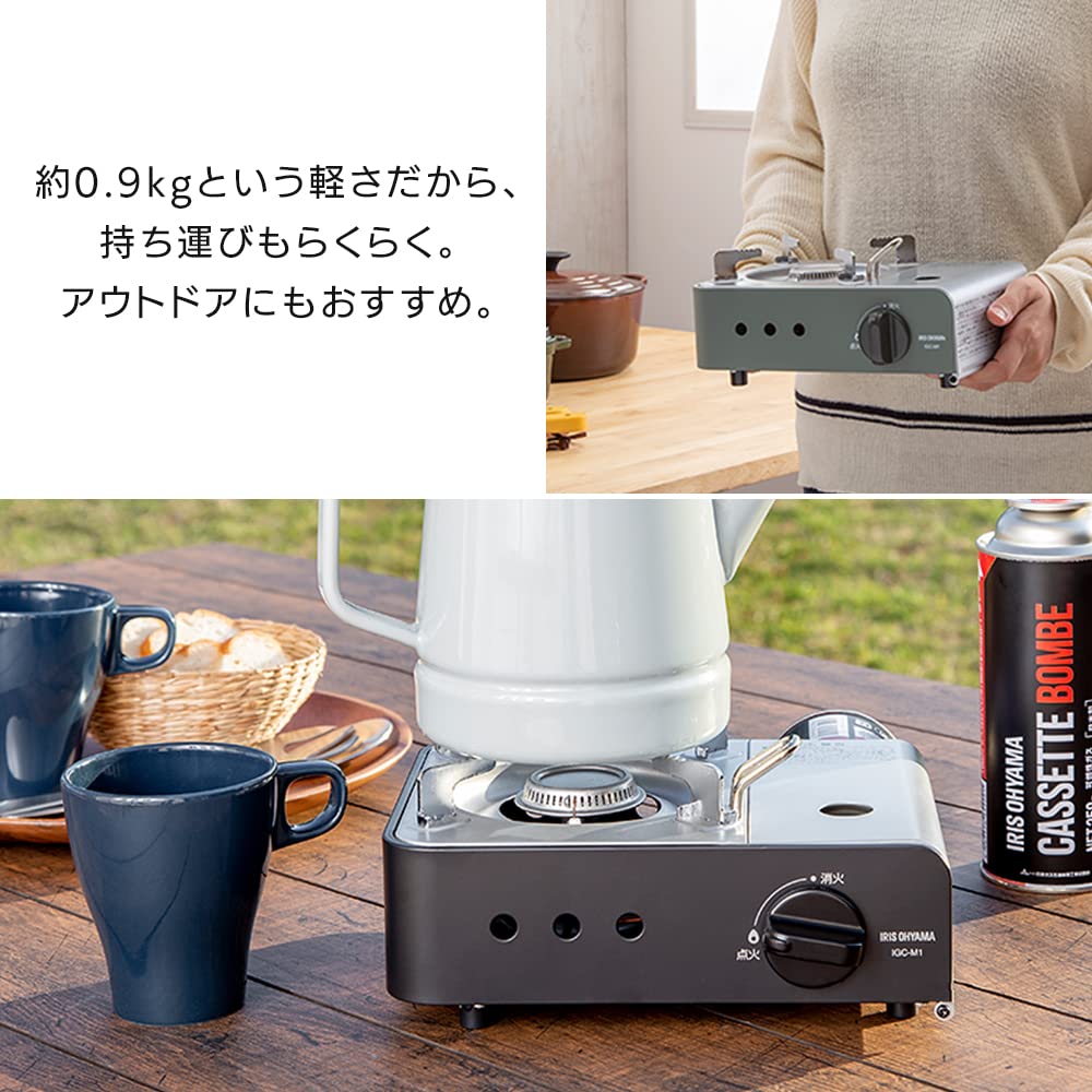 IRIS OHYAMA Мини-кассета из легированной стали, дымовая плита, желтая, IGC-M1-YYE