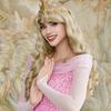 26inch Princess Curly Wavy Long Brown Sleeping Beauty Aurora Cosplay Wig for Halloween Christmas School Thanksgiving Day