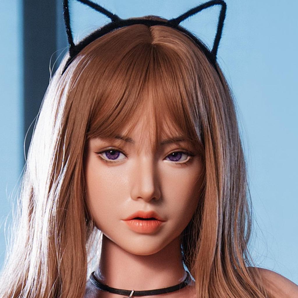 Только силиконовая голова-манекен, в натуральную величину, тип для ухода за волосами, с ртом, для тренировки макияжа, для магазина и для демонстрации, включая шпильки M16 (#Y48#+165