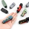 Diecast 1:60 Retro Steam Train Model Miniature Simulation Train Toy Pull Back Model Train  Kids Toy