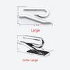 RSQ1 VW 2026 Hot New R Emblem Car Metal Body Tail Trunk Sticker Car Grill Badge Emblem For Volkswagen VW GTI Rline Polo Golf MK8 Toua