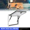 Cargo Hatch Door 20 X 12in Safety Lock RV Baggage Door Aluminum Alloy Frame Heat Insulation 120 Deg Opening for Campers