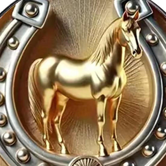 Брошь в ретро-стиле, булавка с узором в виде головы лошади, с эмалью в технике пуантилизма, с дизайном солнца, символ удачи, лацканы пиджаков, пальто, шляпы, значок