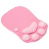 PATIKIL Gel Mouse Pad with Wrist Ergonomic Mouse Pad Cat Comfortable Memory Soft for Pink Rest, Paw, Foam, Non-Slip Base, Computer, Laptop, Office,