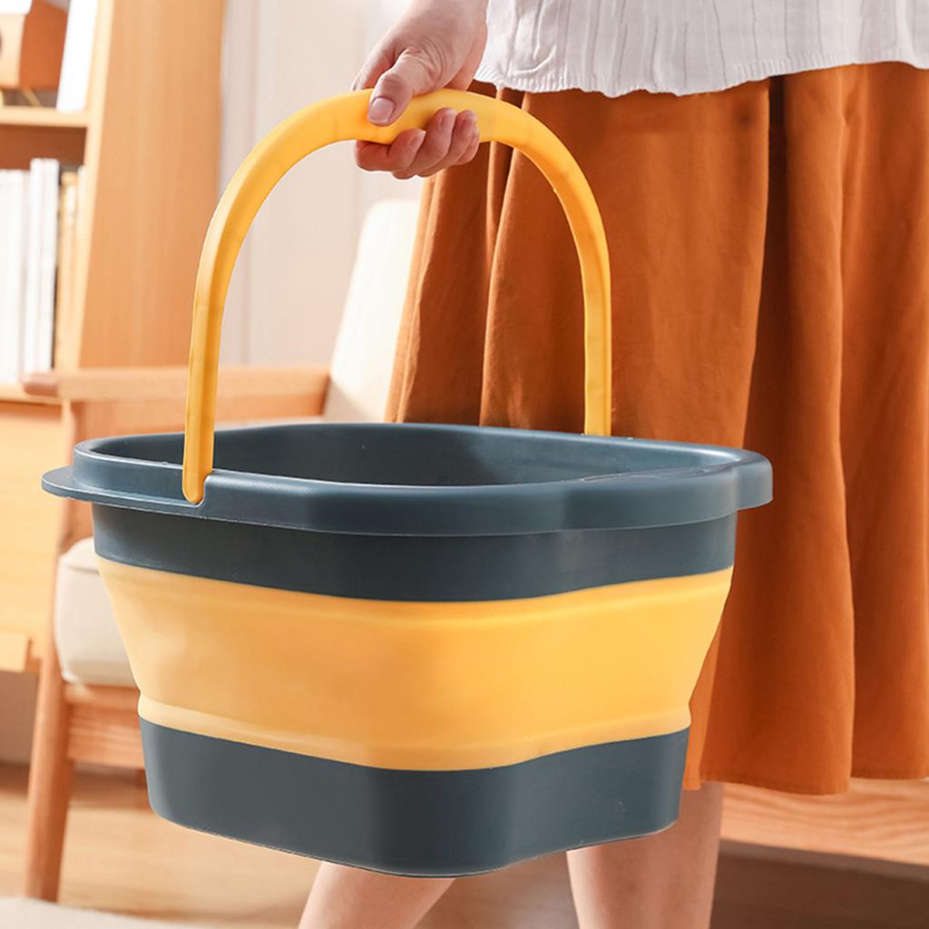 Foldable Foot Bath Bucket Massage Foot Wash Leisure Health Bucket Children Foot Bath Basin Portable Soaking Feet Tub Home Sauna