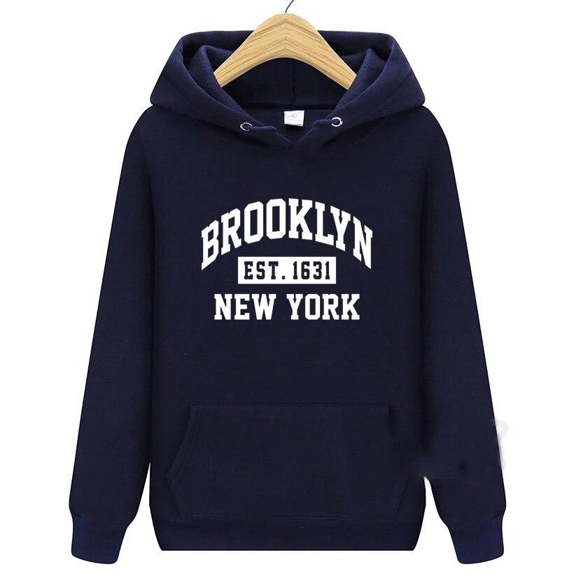 Brooklyn Letter Print Hoodie Unisex Fashion Coat Brooklyn Hoodies Child Tracksuit Kid Hip Hop Girl Hoodie Women Sweatshirt New York