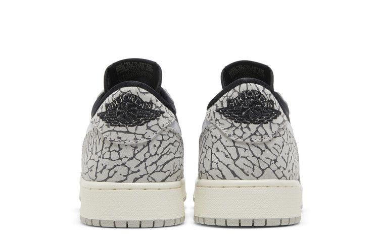 Kids' Sneakers Nike Jordan 1 Retro Low OG Black Cement (GS) Black/Muslin/Tech Grey/White/Sail