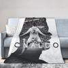 Cr7 Be Strong Flannel Blankets  Creative Throw Blanket for Home 150*125cm Bedspreads,
