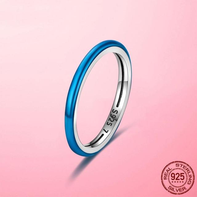 Кольца из стерлингового серебра 925 пробы Женские модные кольца