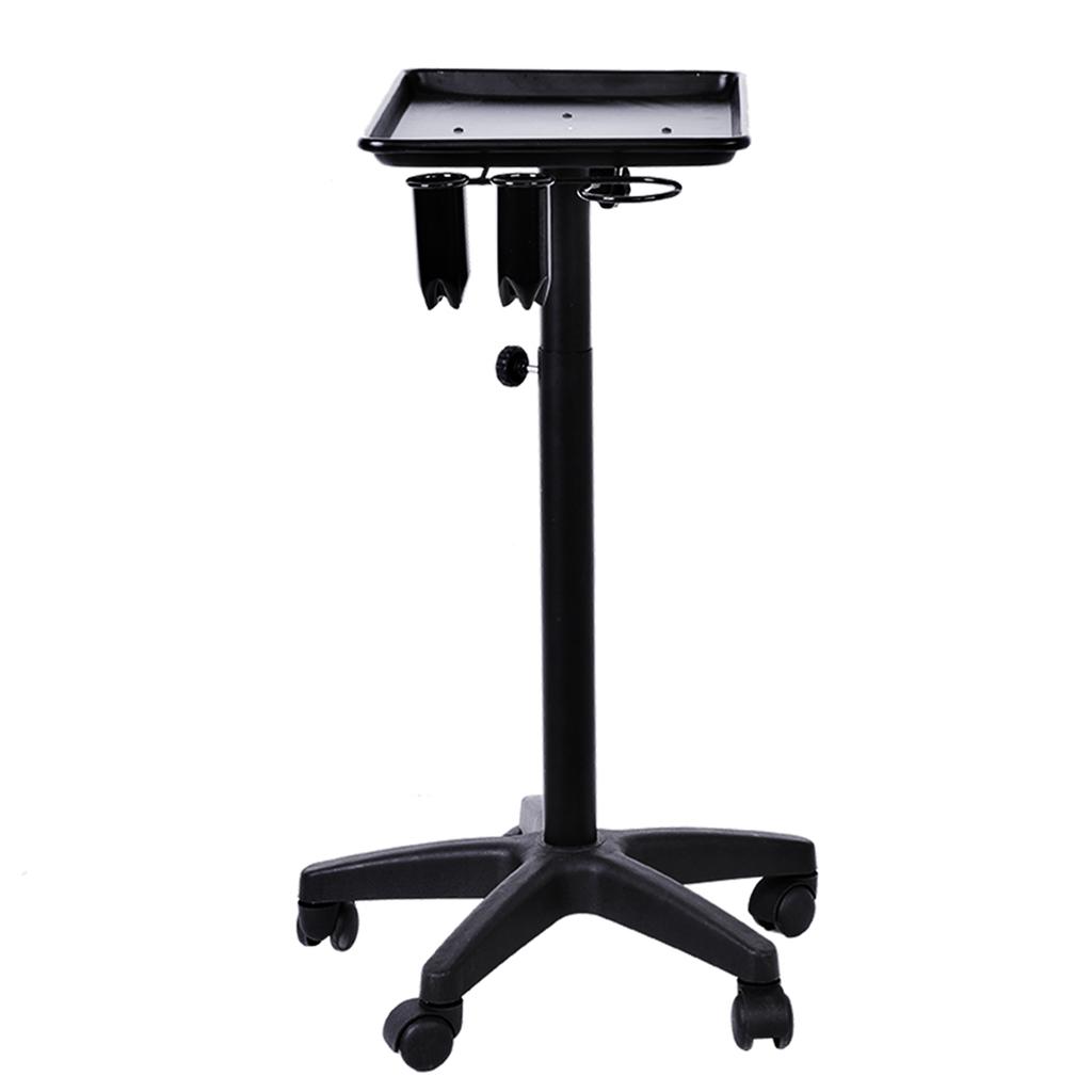 Aluminium Hair Salon Instrument Tray Adjustable Height Trolley Beauty Tools