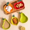 Creative Lovely Fruit Modeling Small Plate Sauce Plate Ceramic Tableware Small Plate Kitchen Practical Seasoning Tool