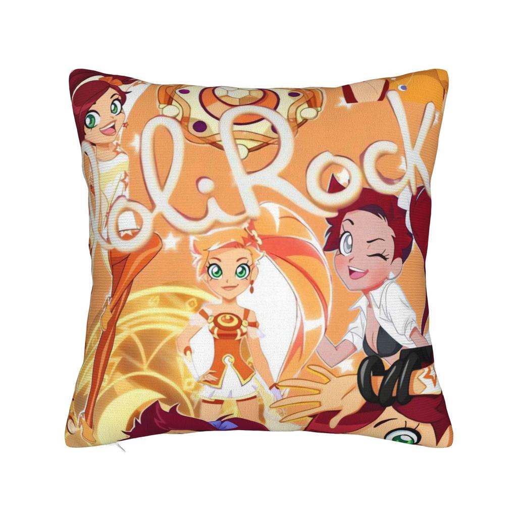LoliRock Kopo Music Girls Pillow Cover  Comfy Cushion Cover Cute Funny Pillow Case For Sofa Home Decor