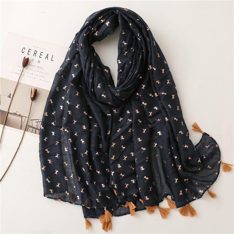 Autumn Fashion Lovely Cashew Floral Tassel Viscose Shawl Scarf Lady High Quality Soft Wrap Pashmina Stole Muslim Hijab 180*90Cm