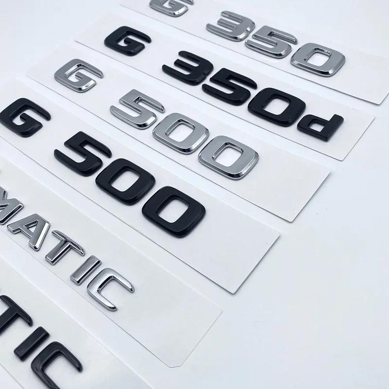 For Mercedes Benz amg Car Trunk Letters Logo Alphabet Badge Emblem Decal Sticker For Mercedes Benz G Class G55 G63 G65 G350d G500 4X4 W461 W463 W464