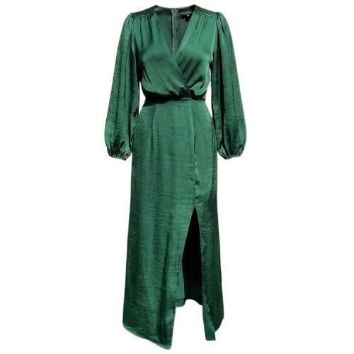 AX Paris Womens/Ladies Satin Long-Sleeved Wrap Dress