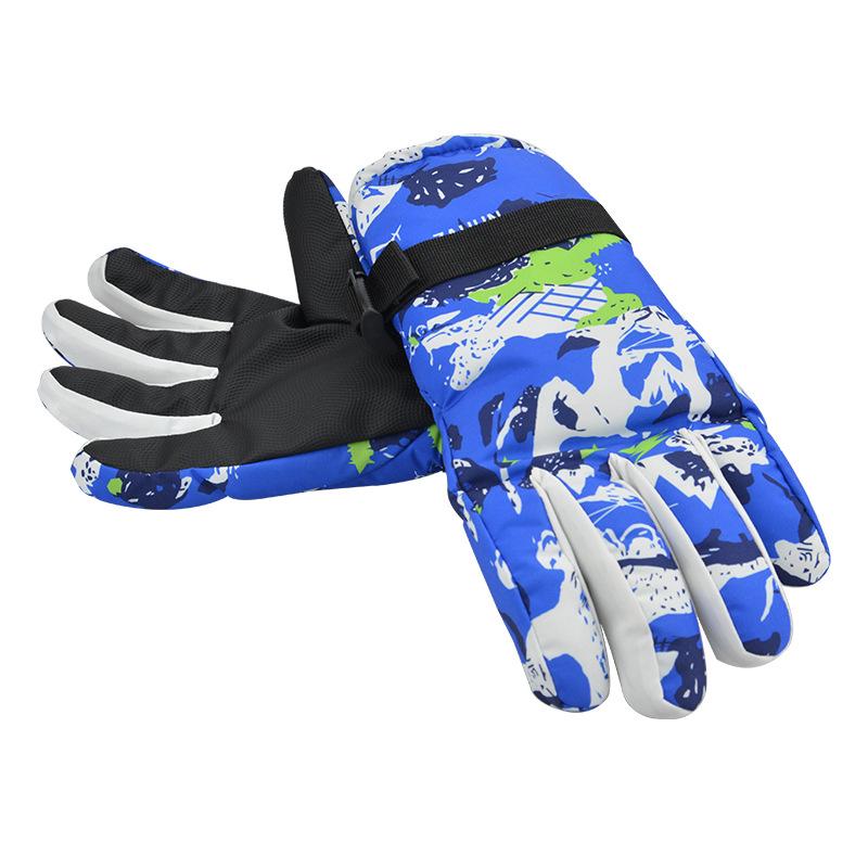 New outdoor ski gloves for autumn and winter sports, fleece-lined, ten-finger touch screen, warm gloves for mountaineering and cycling, suitable for