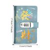 Папка-регистратор из искусственной кожи с замком на 50 листов, органайзер для планирования, бухгалтерская книга, нержавеющая сталь