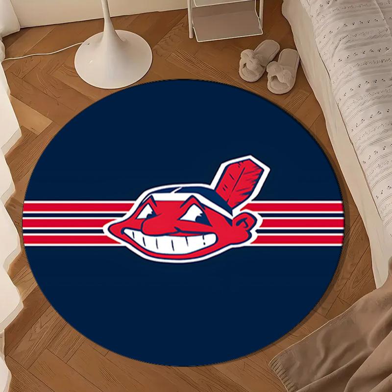 Indians football Round mat, Anti-slip Circle Carpet Chair rug For livingroom,Bedroom, doormat home decor Gift Christmas Gifts
