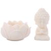 Chinese Style Buddha Ornaments Cute Coconut Figurine Lotus Tathagata Buddha Statue  Car Interior