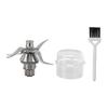 Stainless Steel Blender Blade with Measuring Cup Lid Juicer Mixer Replacement Part for Vorwerk
