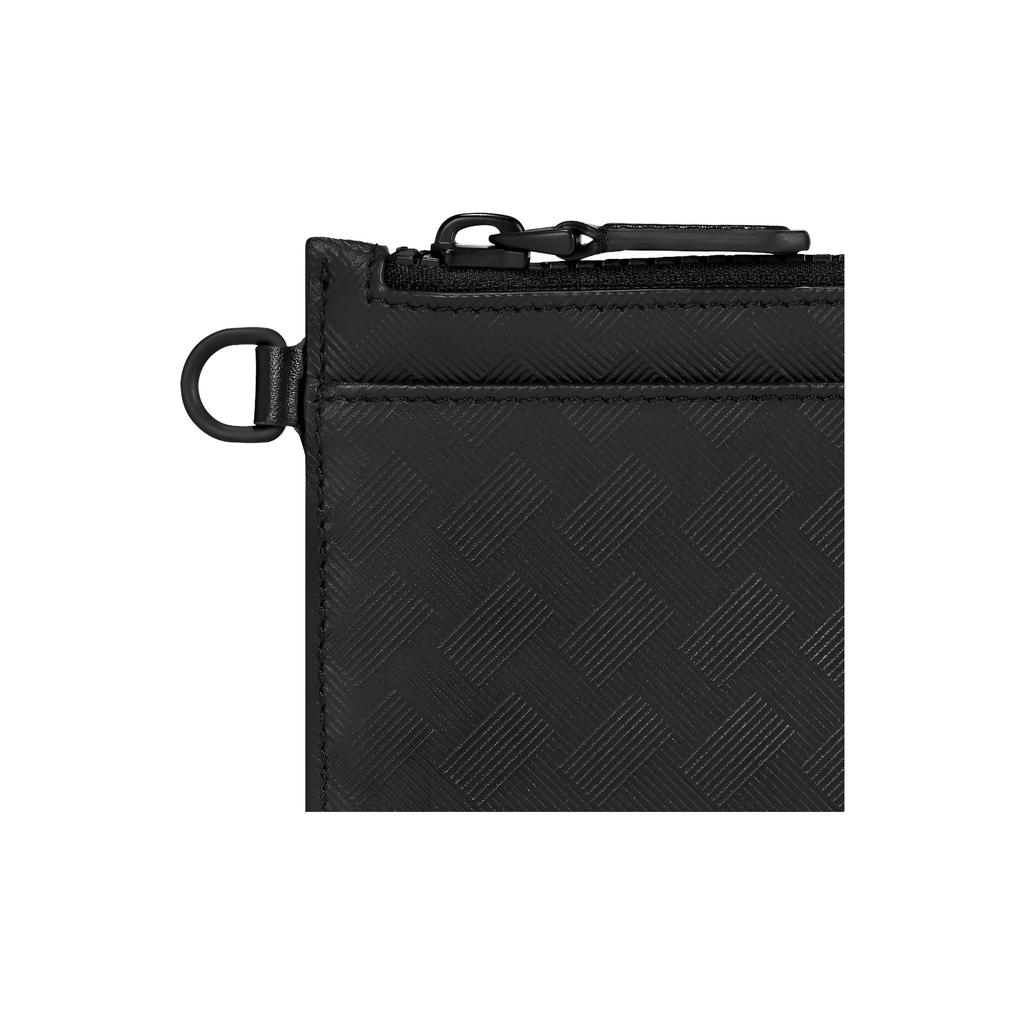 Montblanc Meisterstück Элегантный Дизайн Иконический Шестиугольный Белый Звездный Логотип Бренда Застежка-молния Кожаный Клатч Мини Мужской клатч Черный 129904