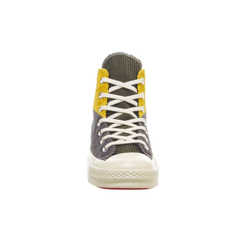 Converse X Offspring 1970-е Chuck 70 Противоскользящие Амортизирующие Износостойкие Высокие Кеды для Скейтборда Унисекс Коричневый Желтый