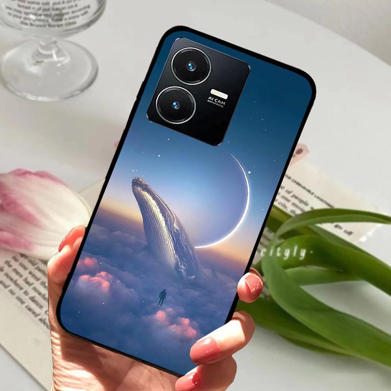 Для Vivo Y22S 2022 Чехол Ударопрочный Мягкий ТПУ Силиконовый Чехол для Телефона Для Vivo Y22 Y 22 V2207 Y22S V2206 Funda Capa Мультяшный Vivoy22