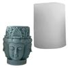 Buddhas Statue Candle Silicone Mold 3D Figure Aromatherapy Plaster Molds Handmade Soap Resin Mould Cake Chocolate