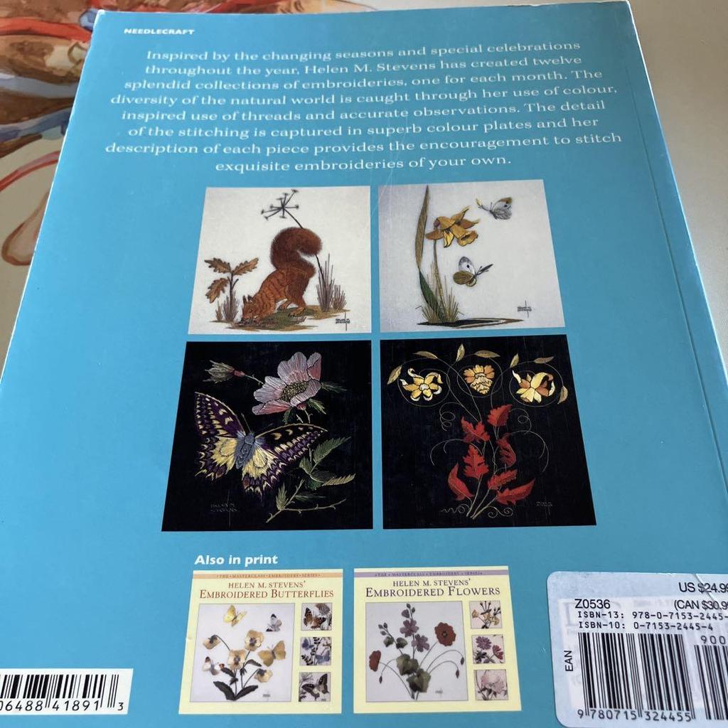 [Б/У] Книги Вышивка ВЫШИВАЛЬНЫЙ ГОД Хелен М. Стивен