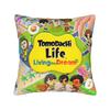 Hugh Morris Tomodachi Life Чехол для квадратной подушки Клоун Чехол для подушки Потрясающий чехол для подушки на молнии для дома 18"