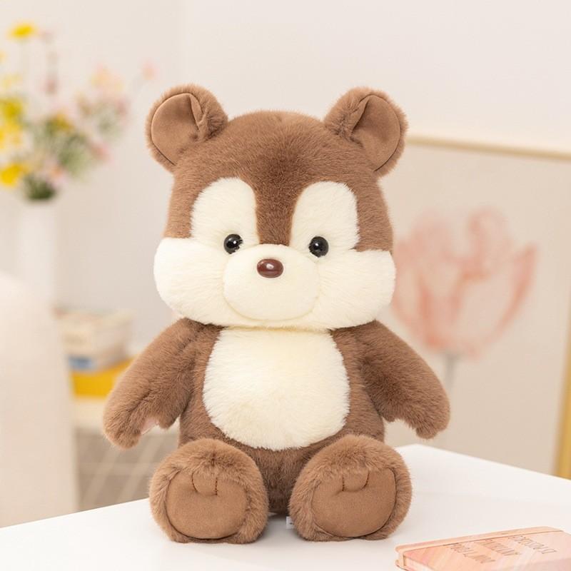 Мультяшная белка и плюшевые игрушки-слоны с набивкой из ПП-хлопка для подарка детям