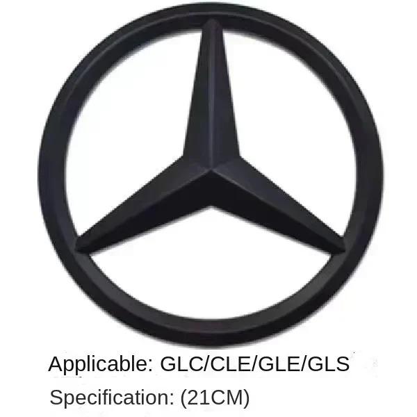 VRF2 1Pc ABS Car Front Grille Badge Decal Cover Emblem for Mercedes Benz W204 W205 W210 W211 W212 W213 C E Class GLA GLK ML GLC GLE