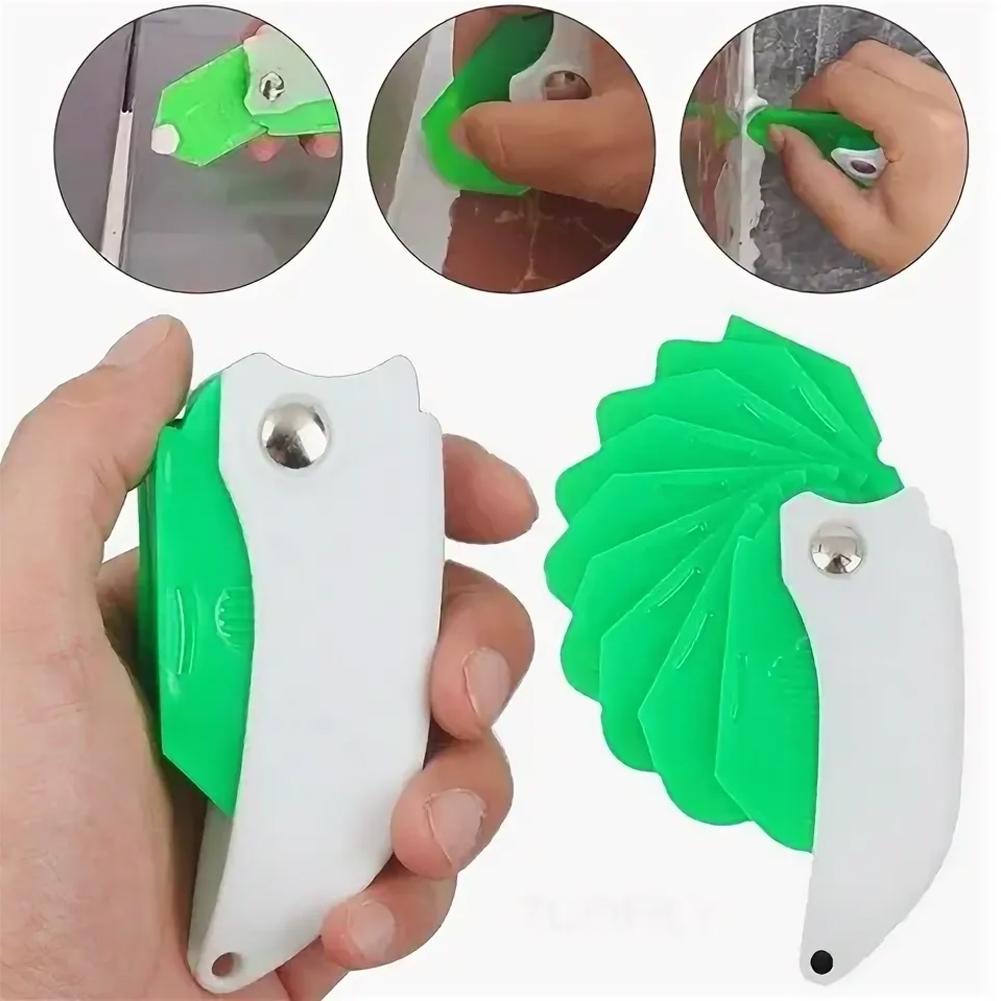 Scratching Board 9-in-1 Multifunctional Scraper Glass Glue Trimming Device Structural Glue Decoration And Gluing Tool