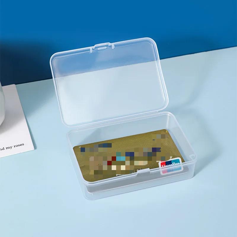 1/3 шт. Прозрачный пластиковый бокс для хранения игровых карточек с фото Polaroid, визитниц, ID-карт, карточек знаменитостей и идолов, маленький бокс для хранения аксессуаров