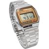 Casio Vintage Series A158WEA-9 Unisex Digital Watch Metal Band Brown Gold
