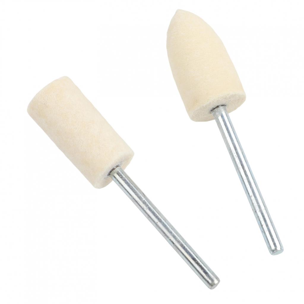 12-piece Variety Wool Polishing Heads Rotary Tool Polishing